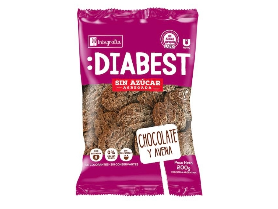 Galletitas chocolate y avena