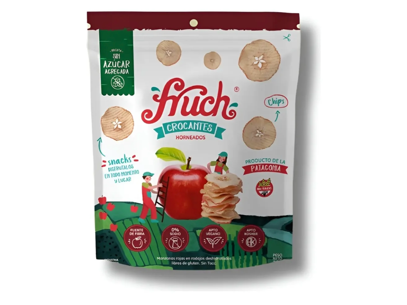 Chip de manzana sin azucar