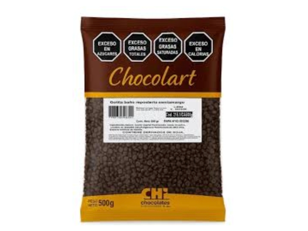 Chip o gotitas de chocolate semiamargo