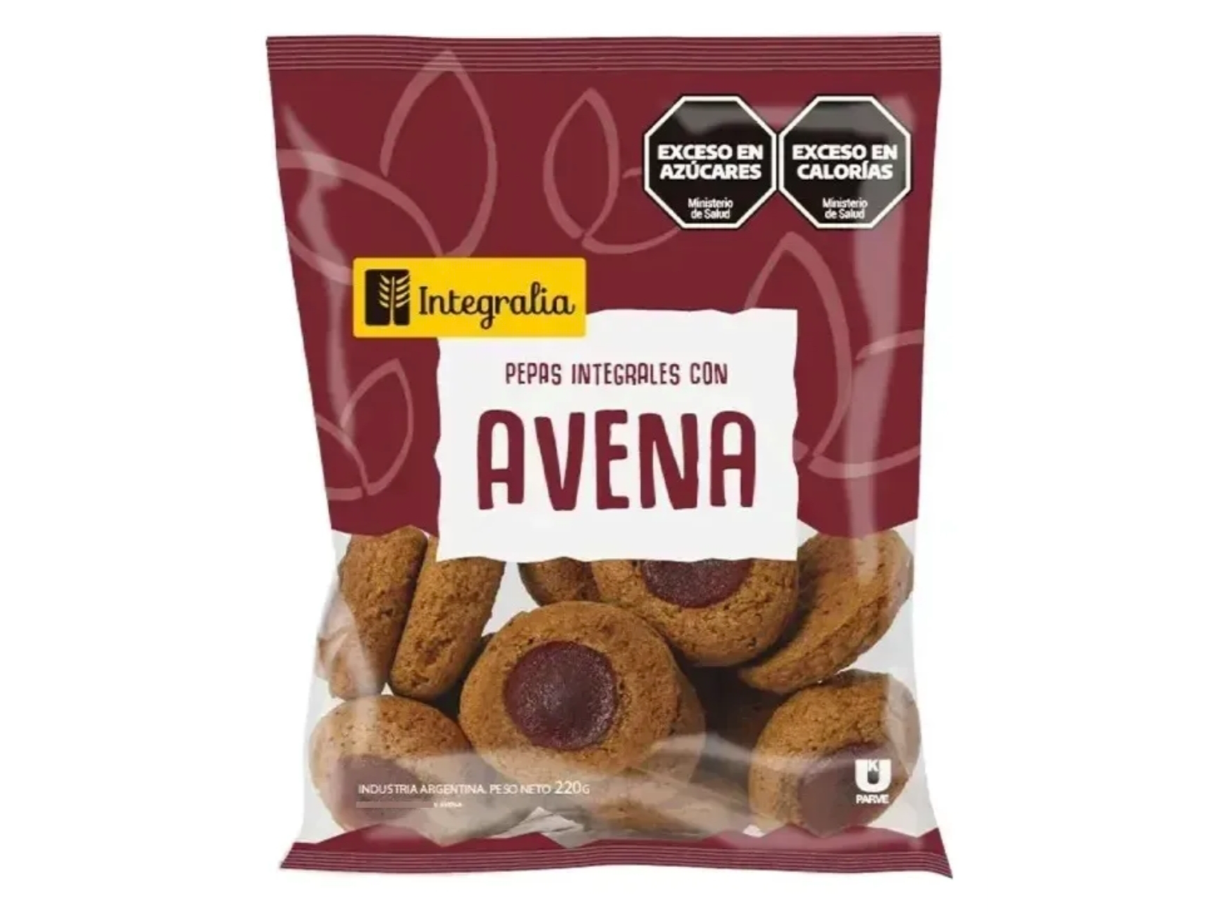 Galletitas pepas integrales