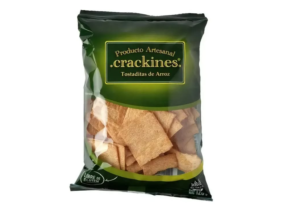 Crackines tostaditas de arroz