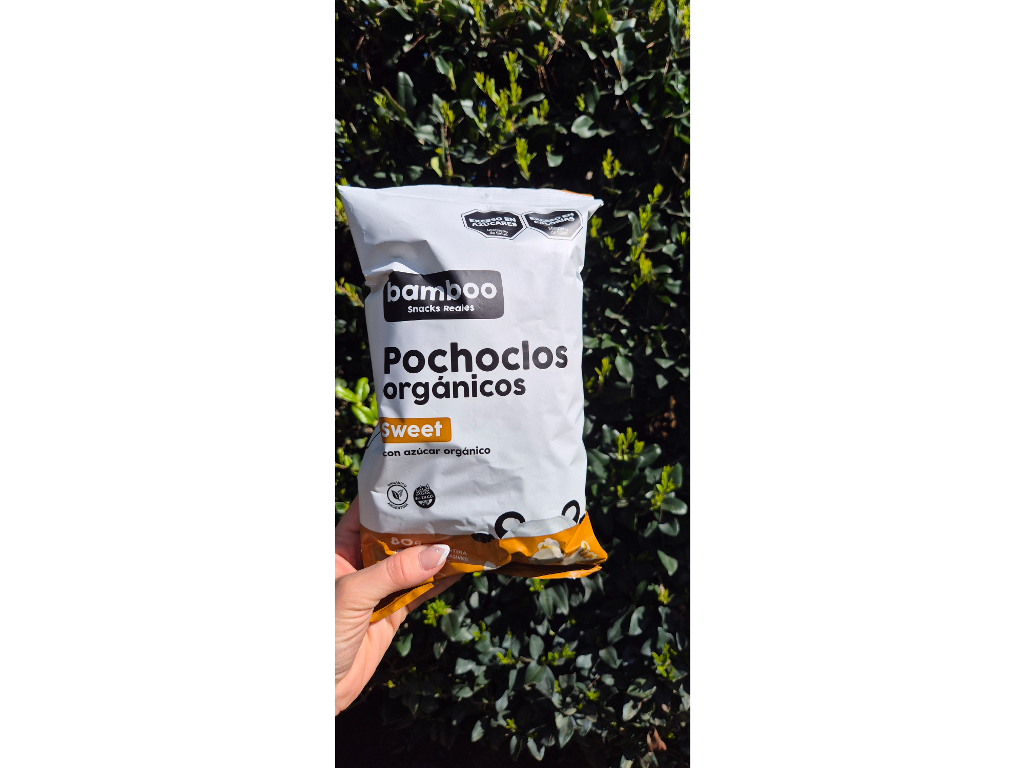 Pochoclos bamboo dulces