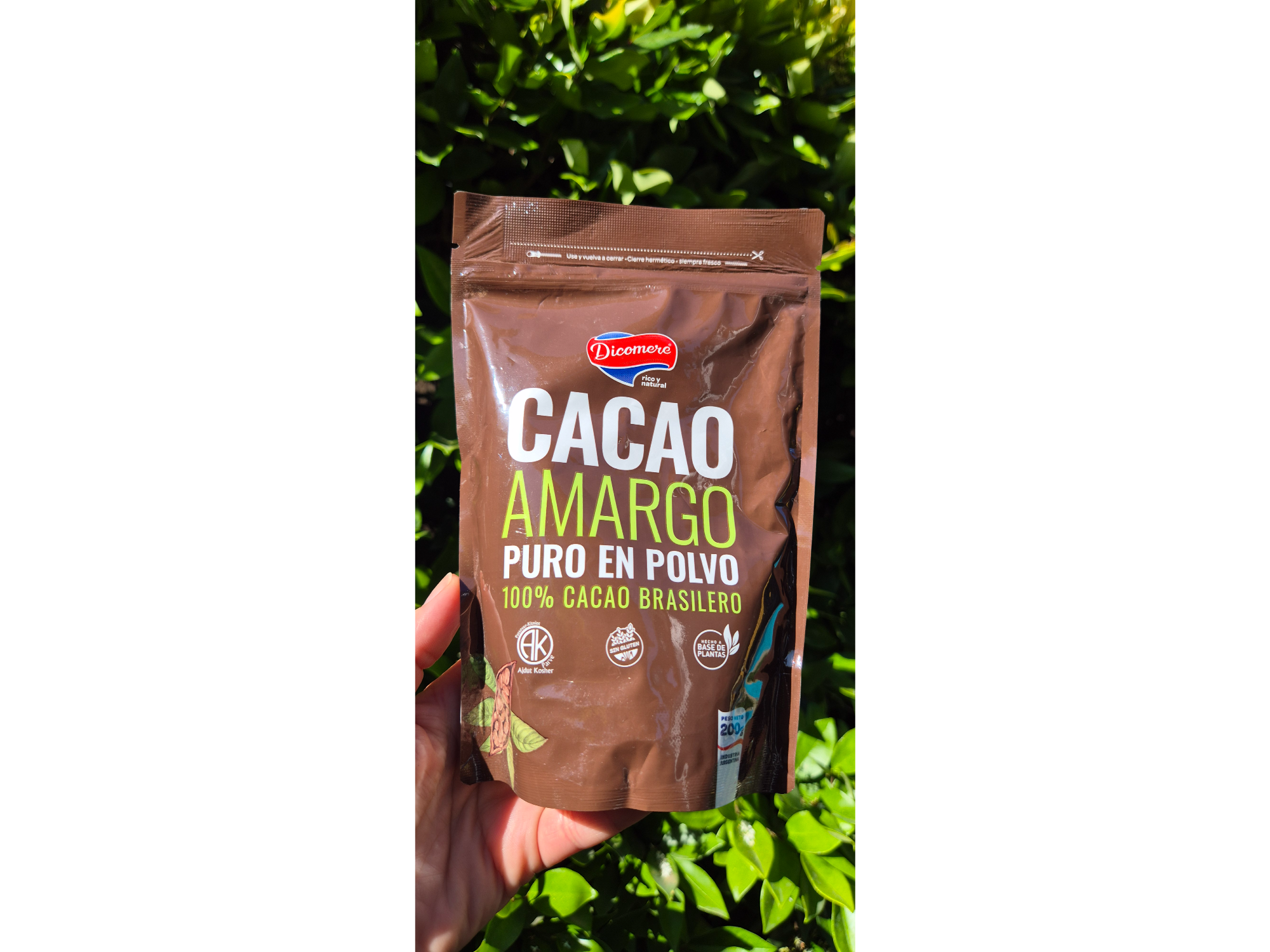 Cacao amargo