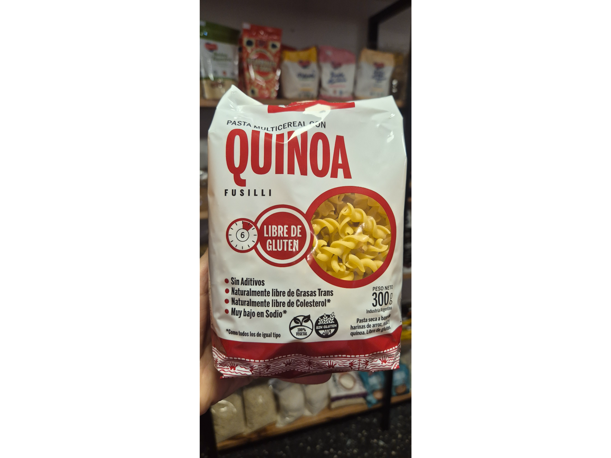 Fideos de quinoa