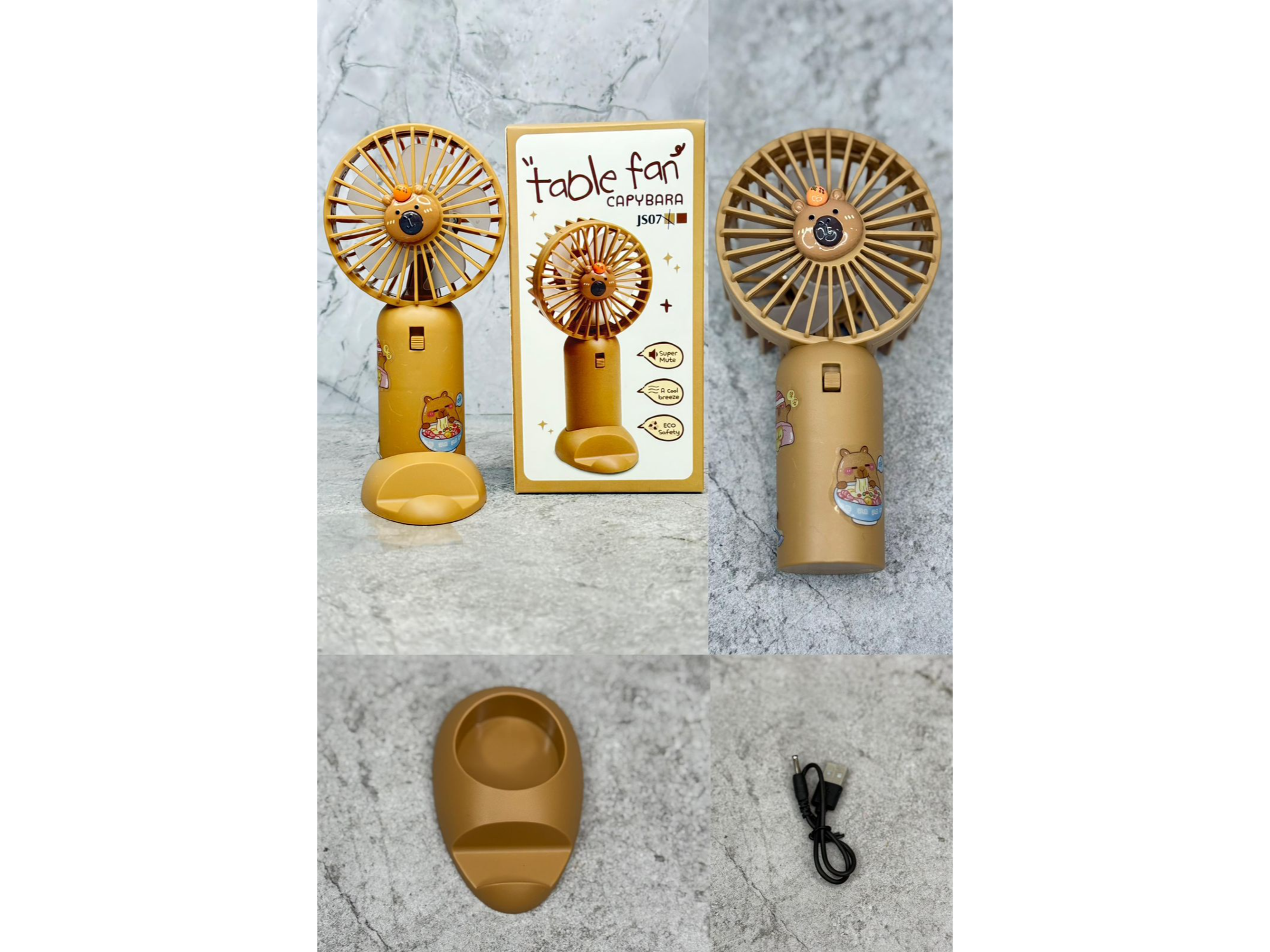 MINI VENTILADOR CAPIBARA