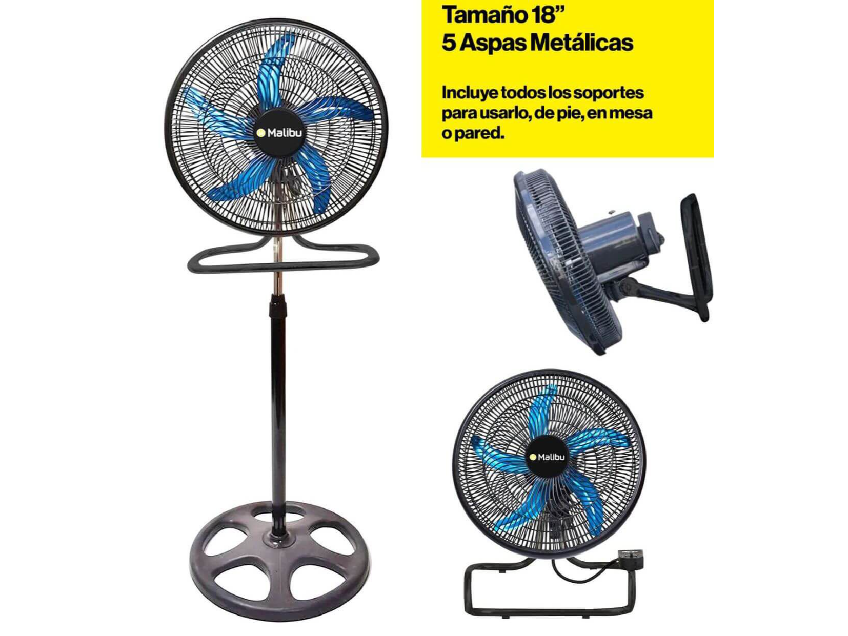 VENTILADORES 18 PULGADAS 3 EN 1.