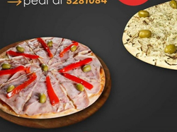 1 FUGAZA + 1 JAMON Y MORRONES