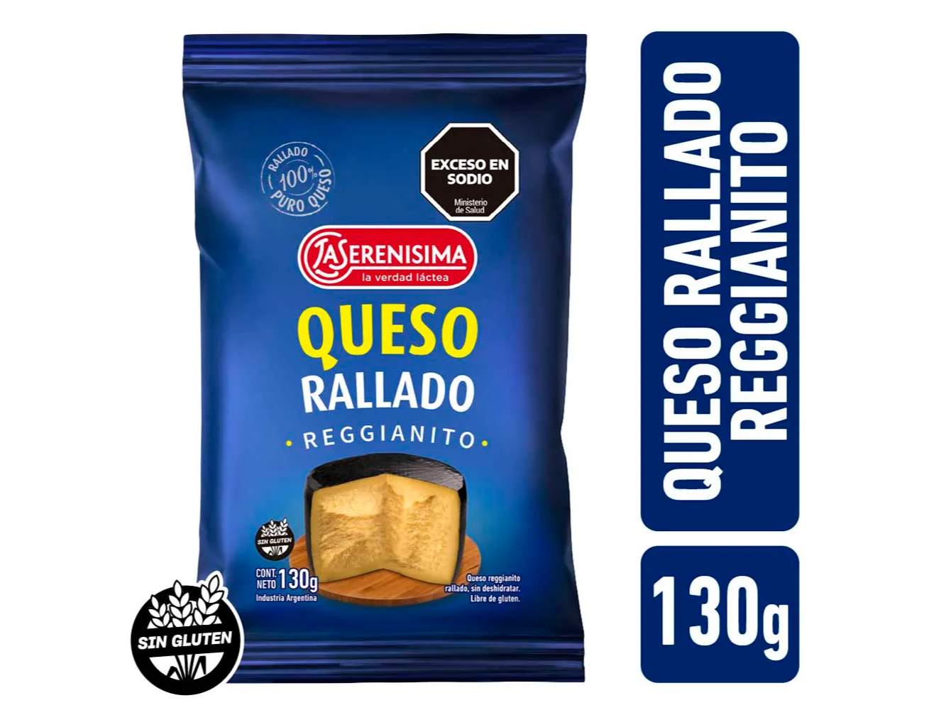 QUESO RALLADO LA SERENISIMA 130G