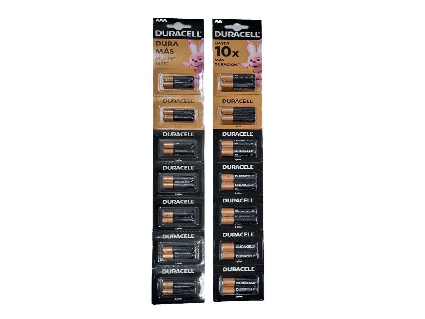 PILA DURACELL AAA X2U