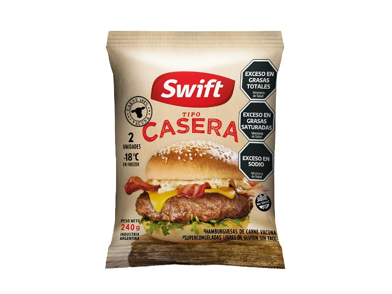 HAMBURGUESAS SWIFT CASERAS X2