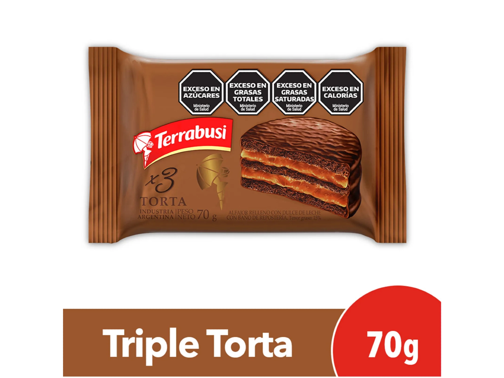 ALFAJOR TRIPLE TORTA TERRABUSI