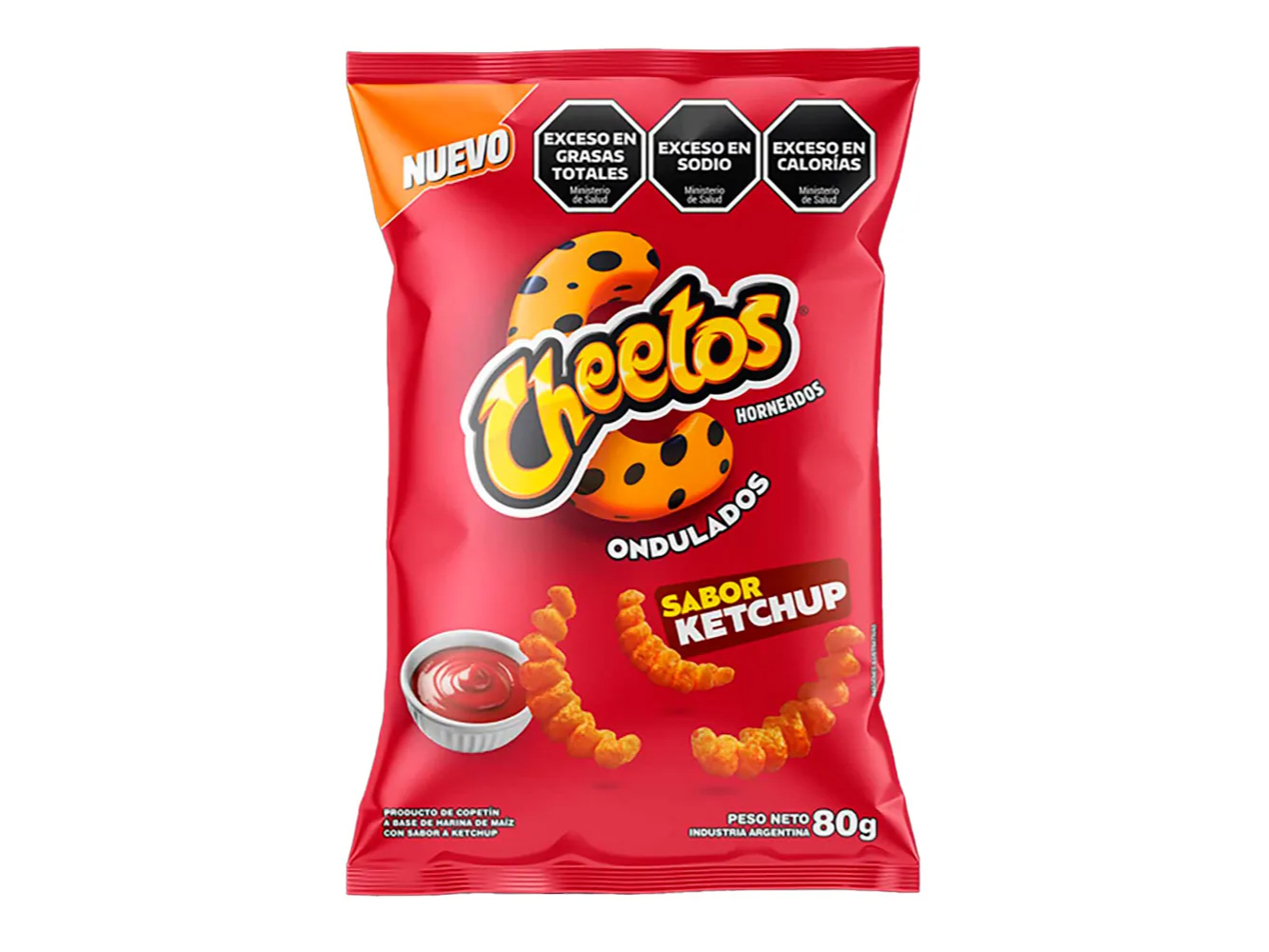 CHEETOS ONDULADOS 85G KETCHUP