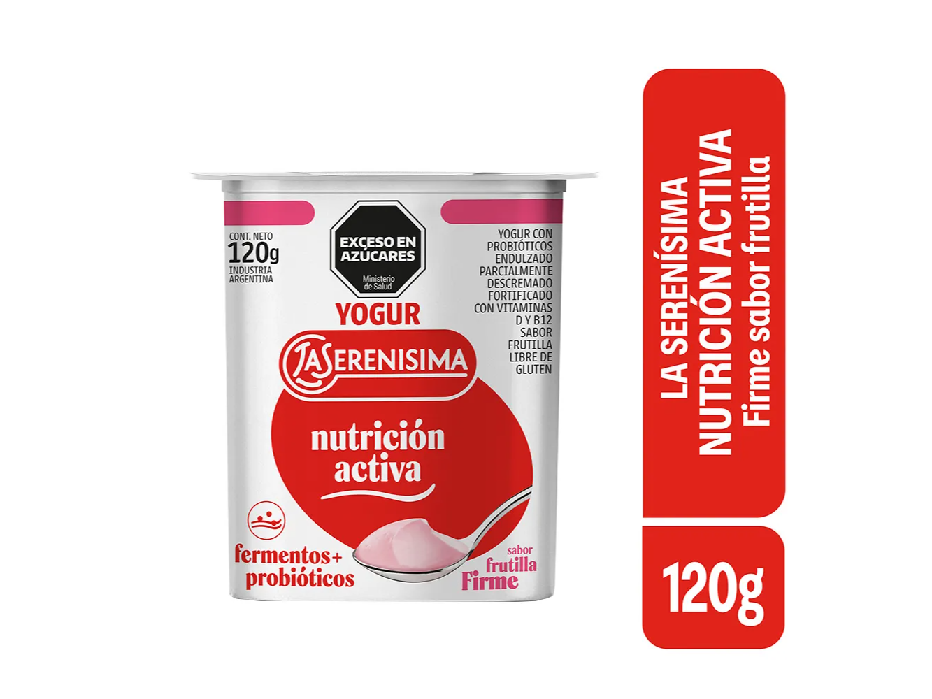 YOGURT FIRME LA SERENISIMA 120GR FRUTILLA