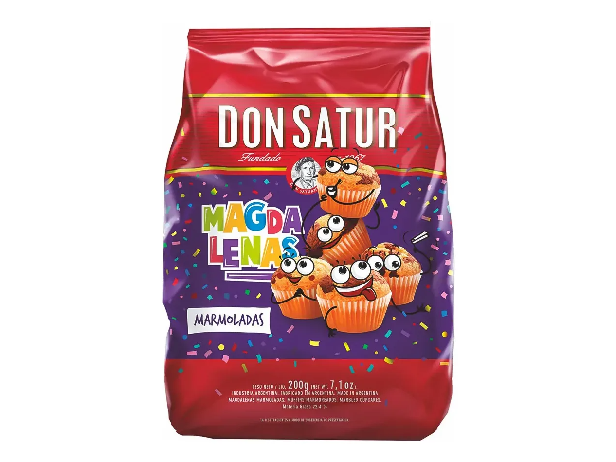 MAGDALENAS DON SATUR MARMOLADAS