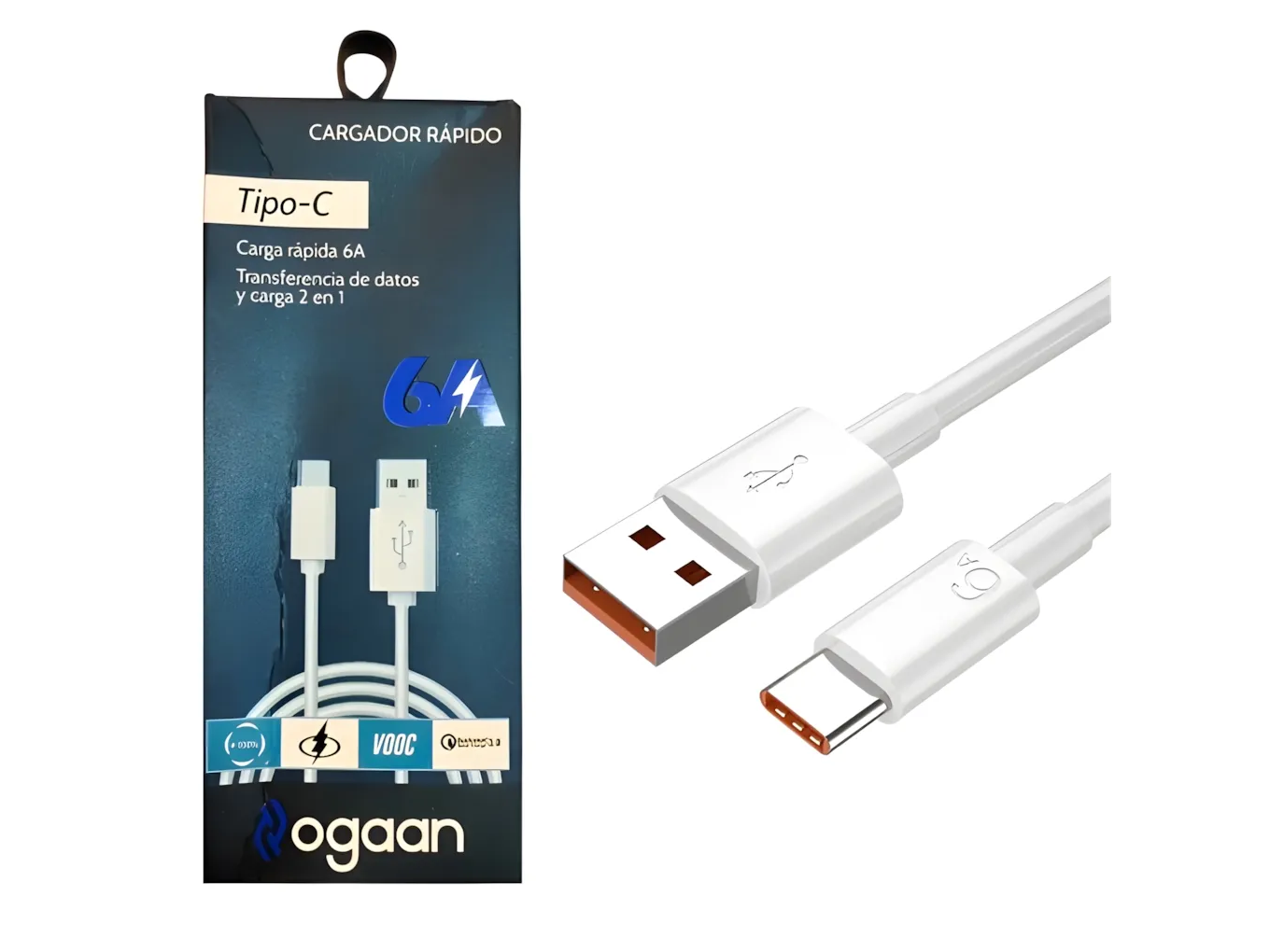 CABLE USB TIPO C CARGA RAPIDA