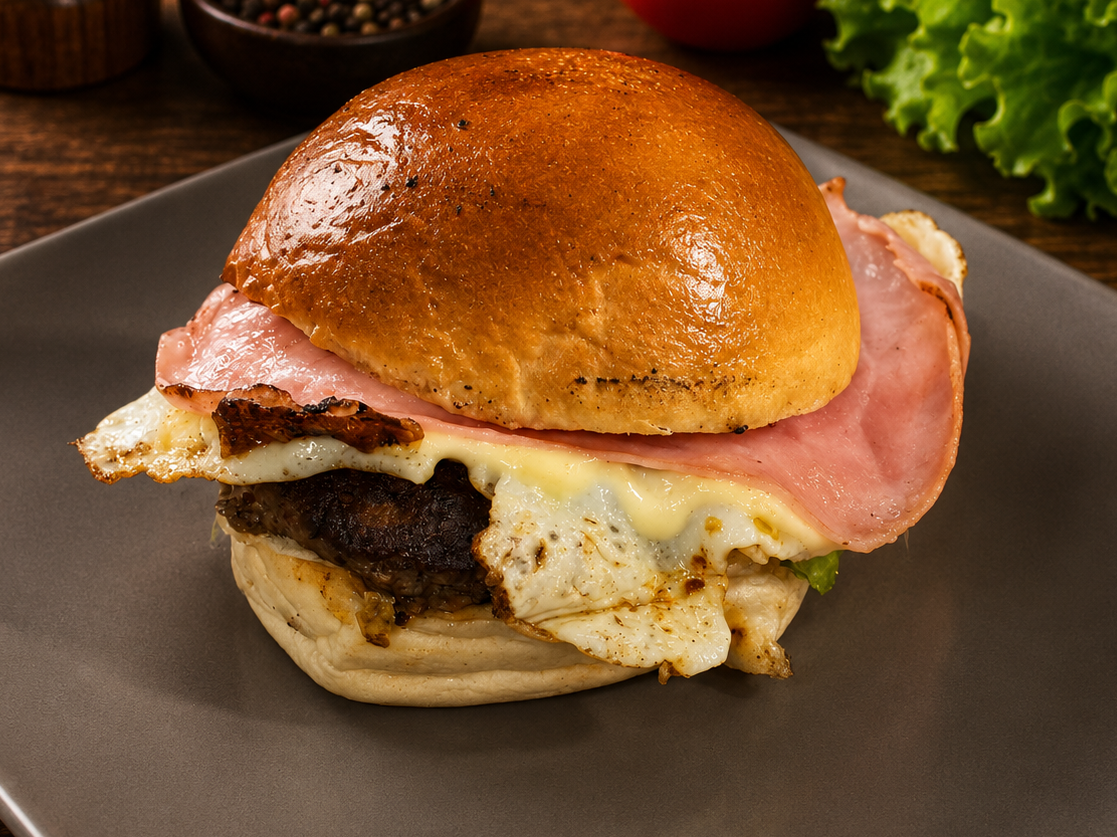 HAMBURGESA COMPLETA