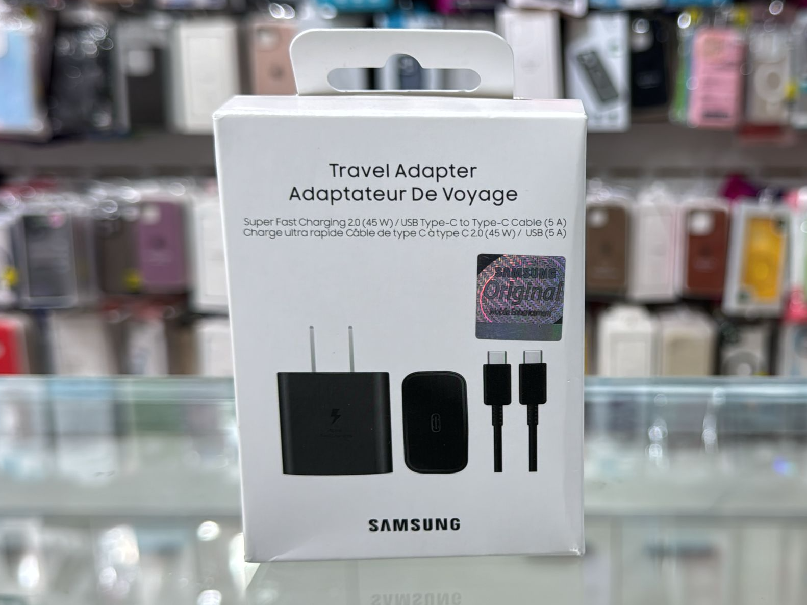 Cargador Samsung Original 45W con cable