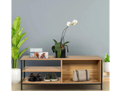 Mesa Rack TV Mueble organizador con estante / recibidor jazak