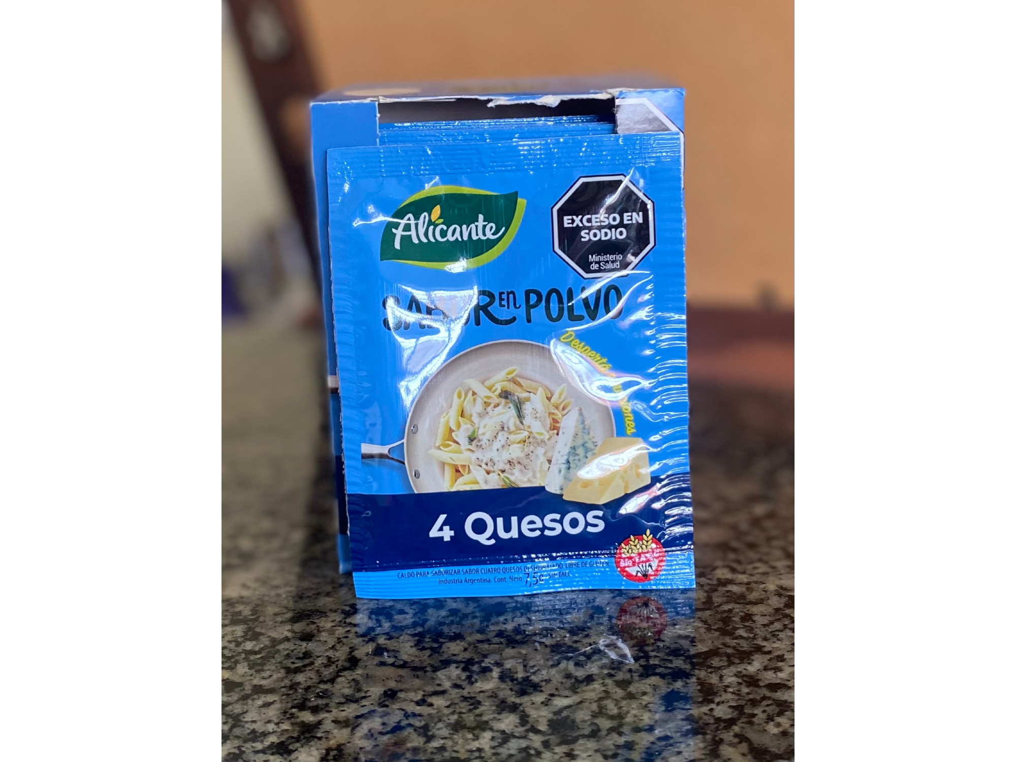 Caldo saborizante 4 Quesos
