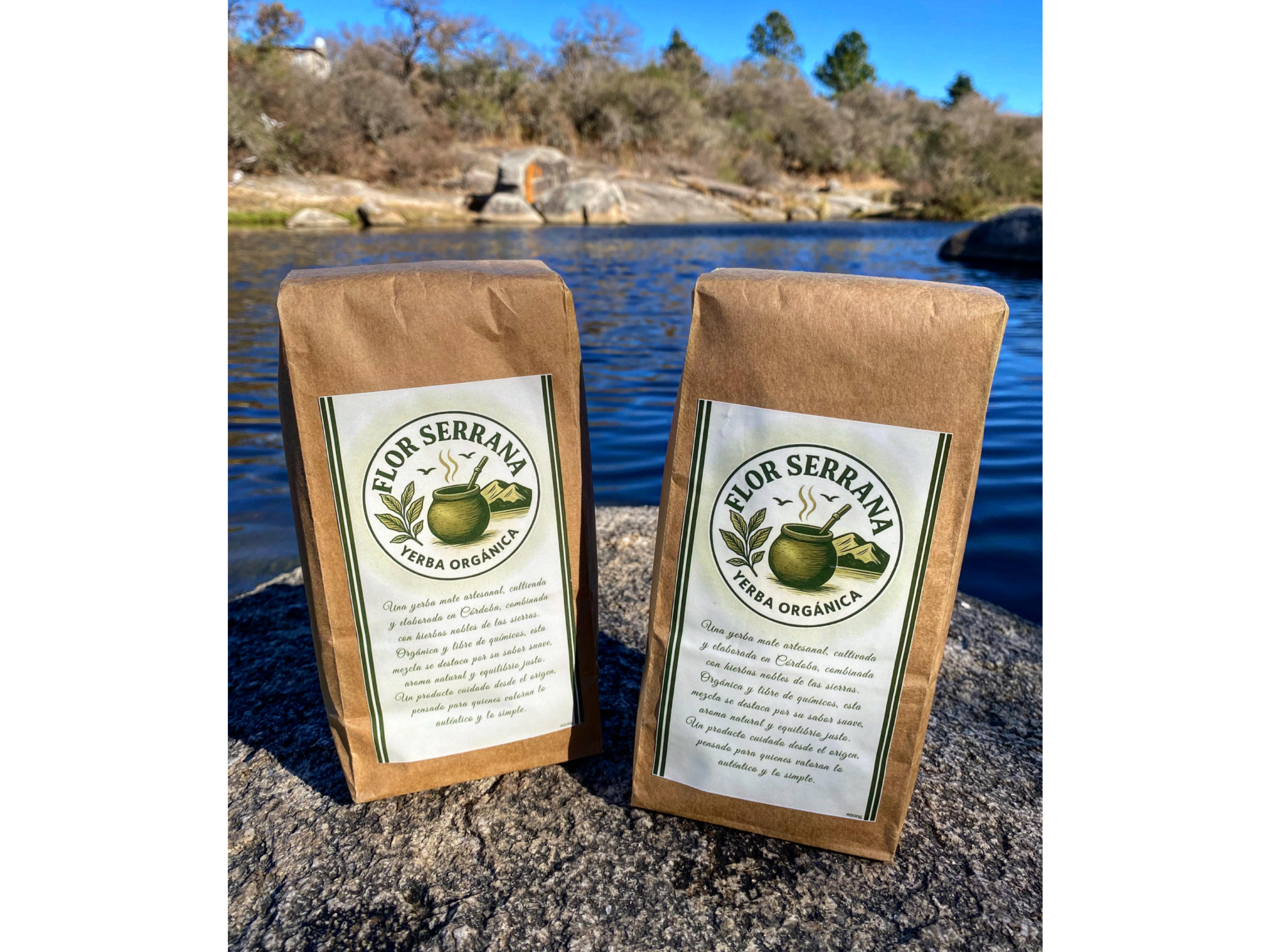 Yerba Mate ORGANICA FLOR SERRANA x 500 gs