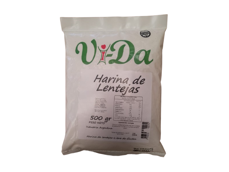 Harina de lentejas sin TACC
