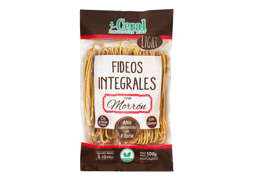 Fideos integrales MORRON de MVC ALMACENNATURAL