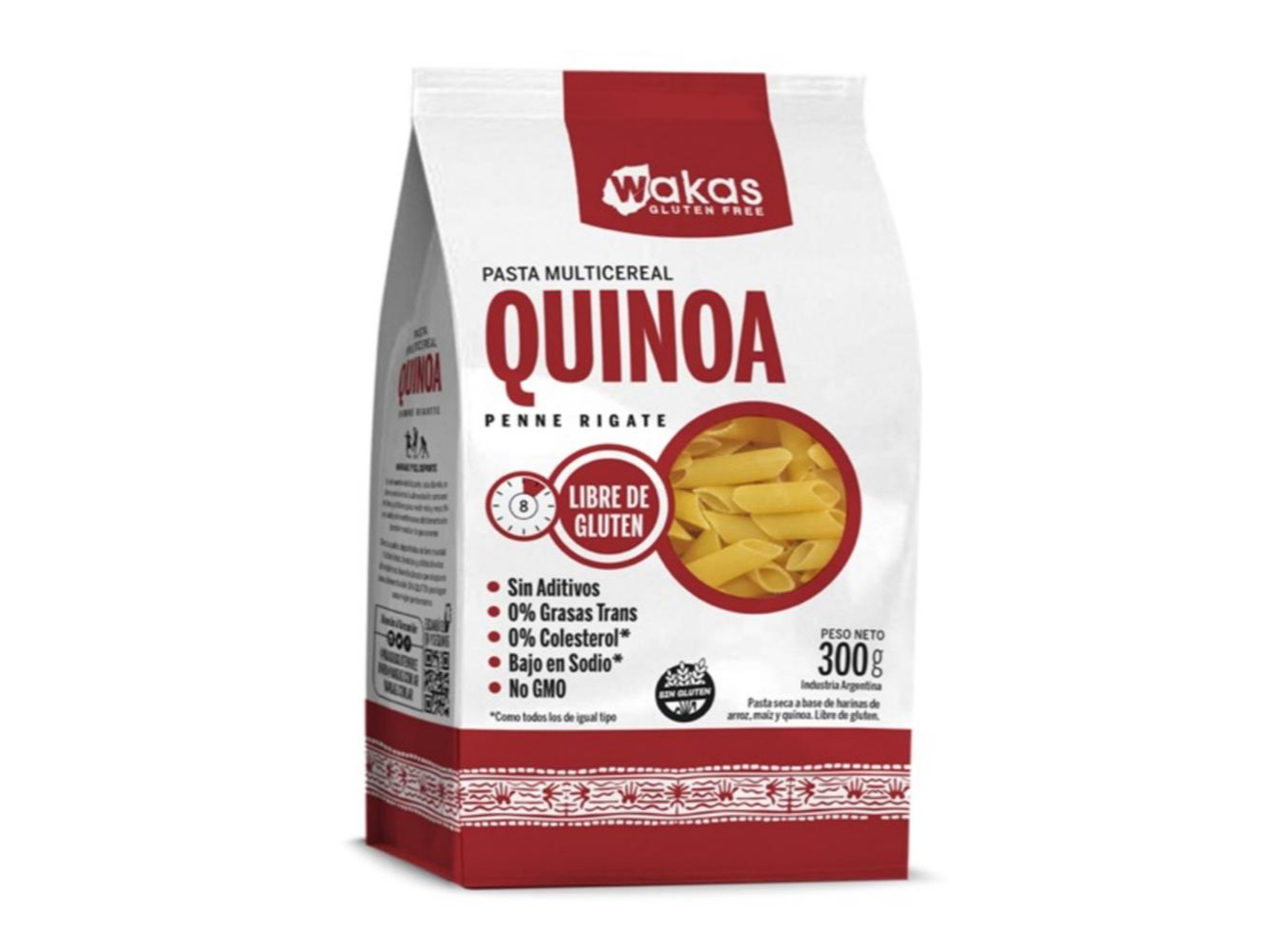 Fideos sin TACC WAKAS QUINOA