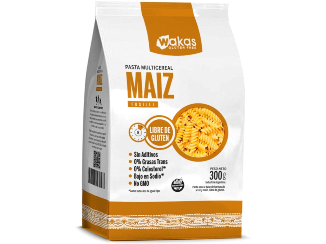 Fideos sin TACC WAKAS MAIZ