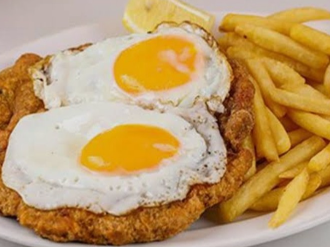 Milanesa c/ huevo