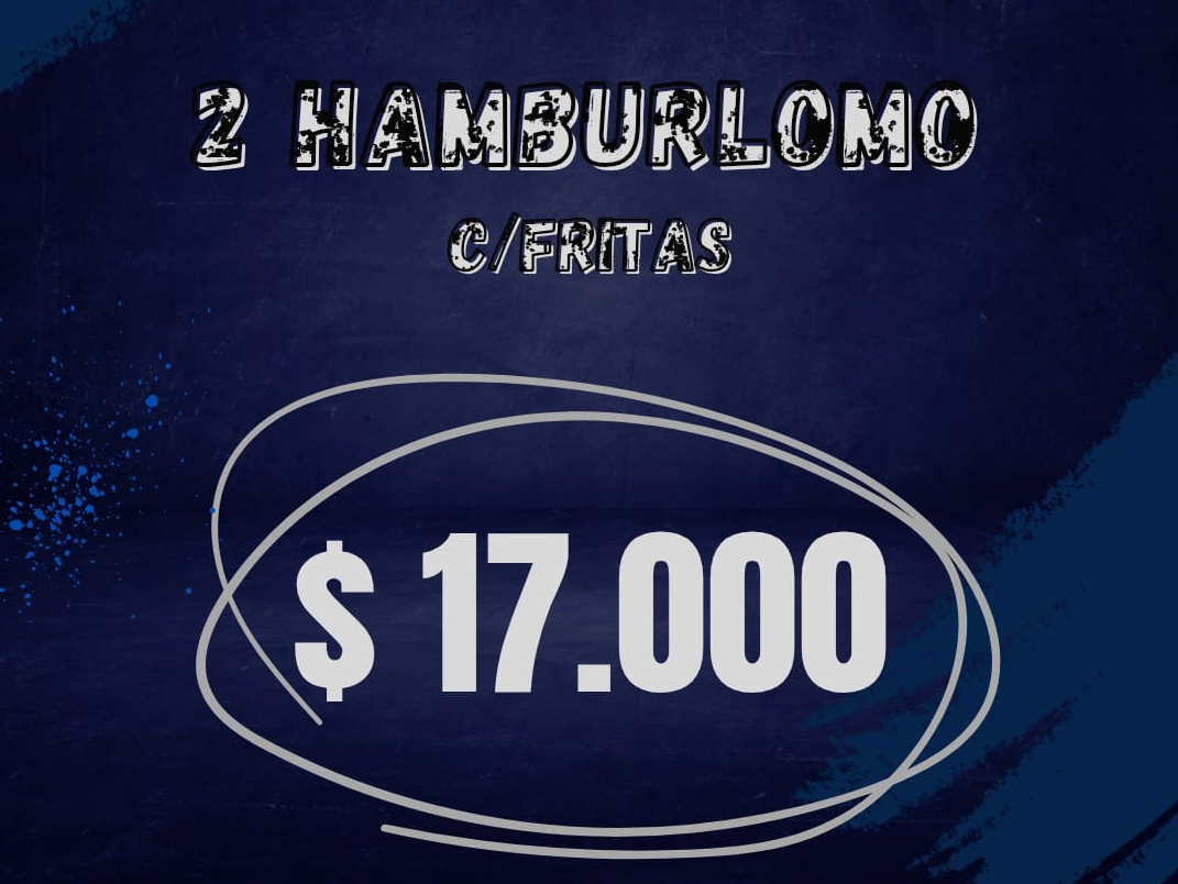 2 Hamburlomo c/ fritas