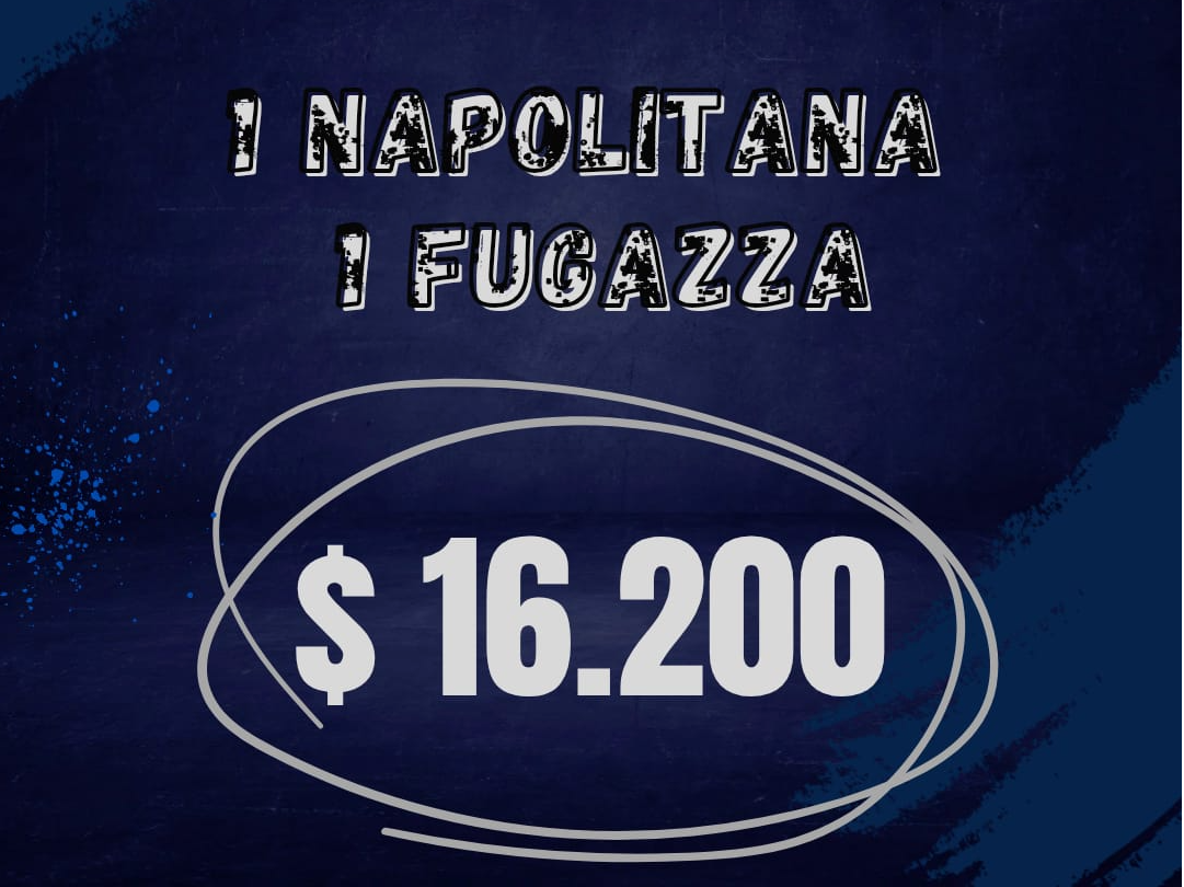 1 Napolitana + 1 Fugazza