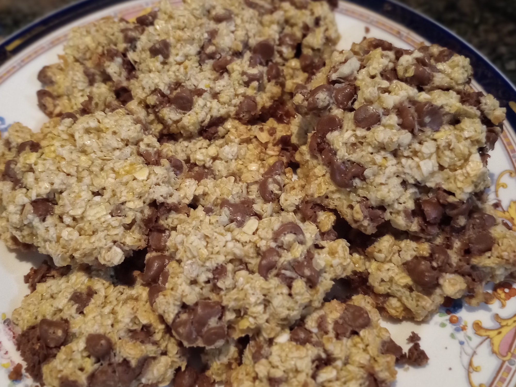 Galleta de avena con chip de chocolate
