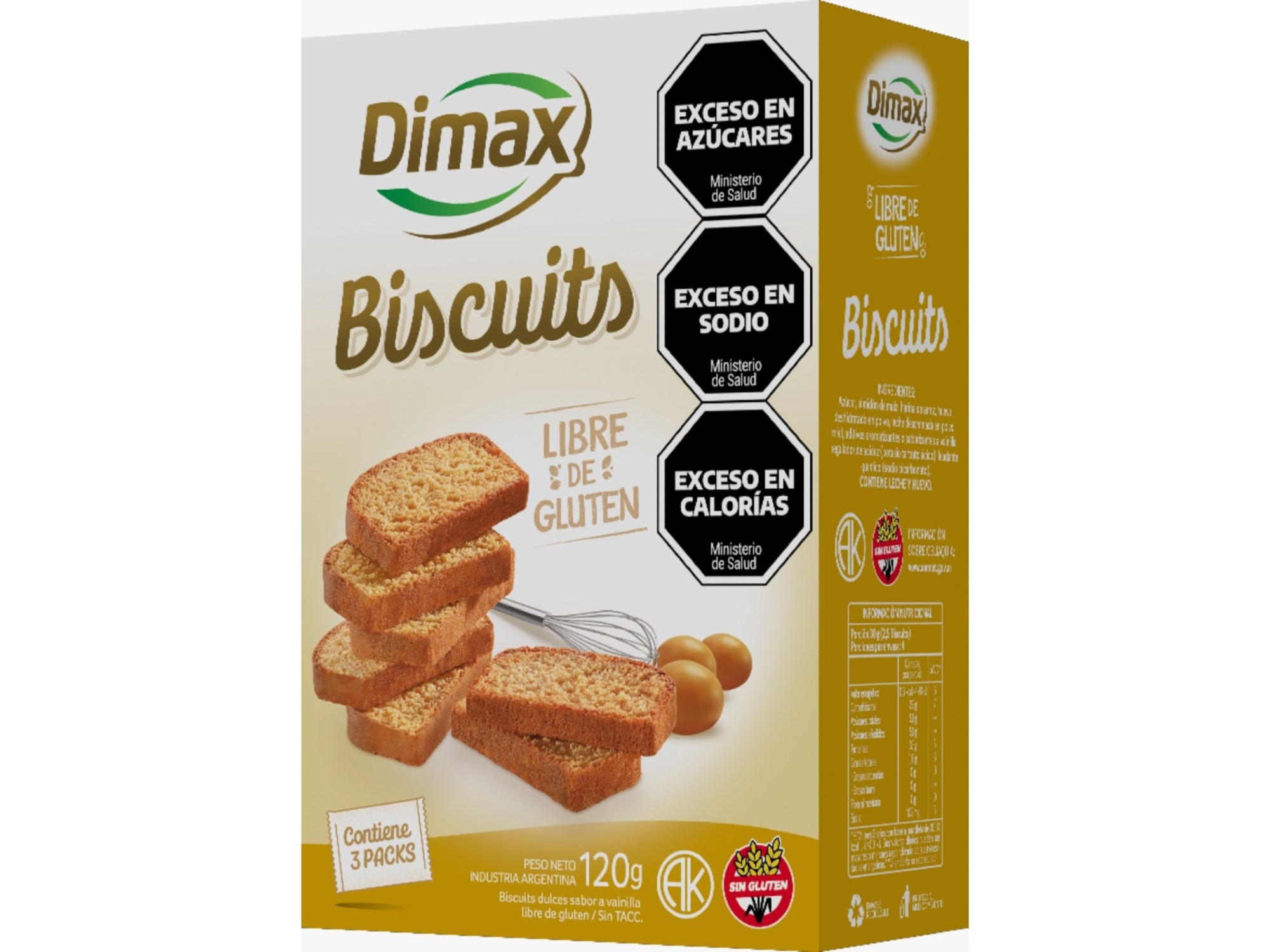 Biscuits DIMAX 120 GR