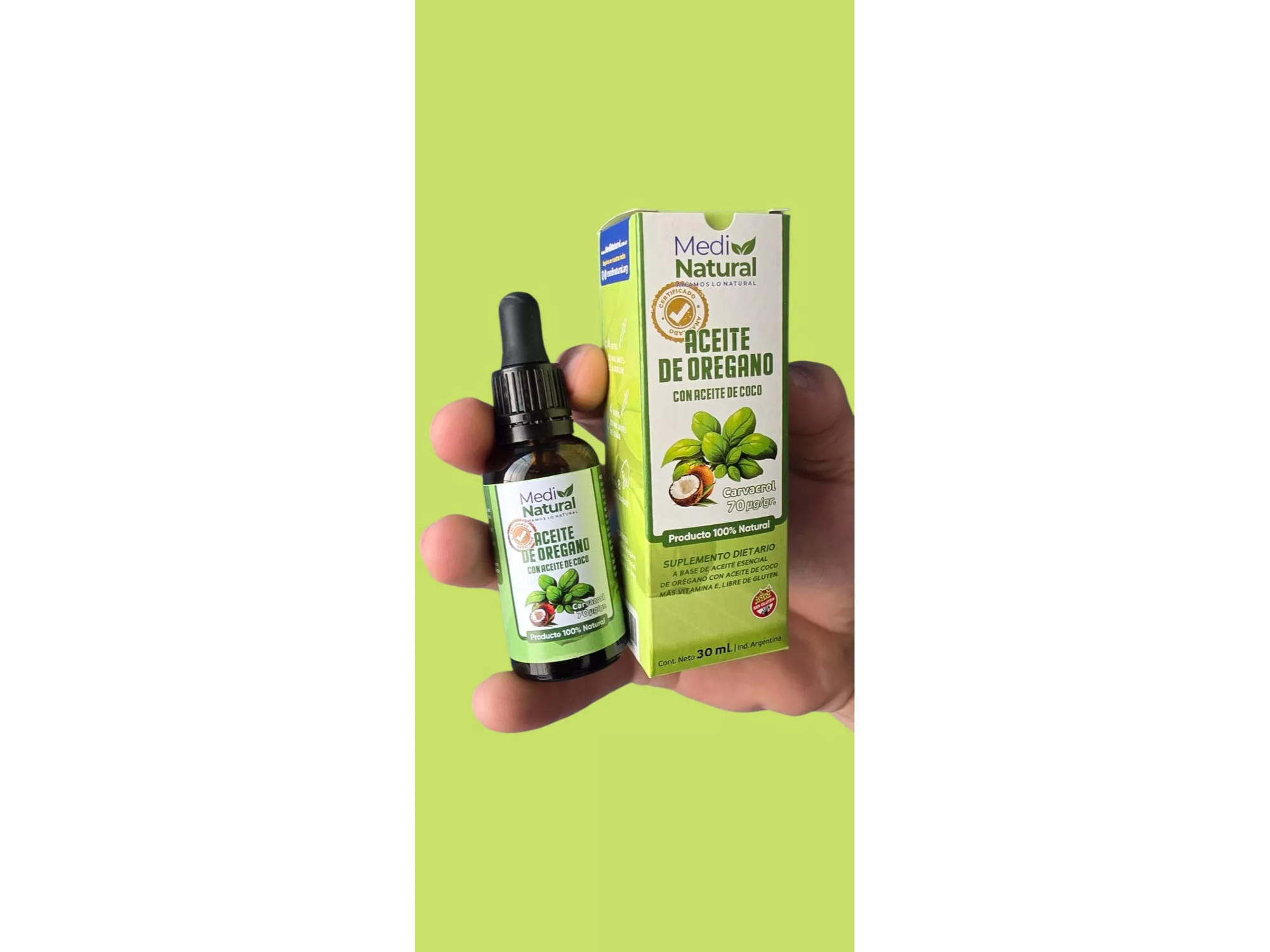Aceite de Oregano Medi Natural 30 ml