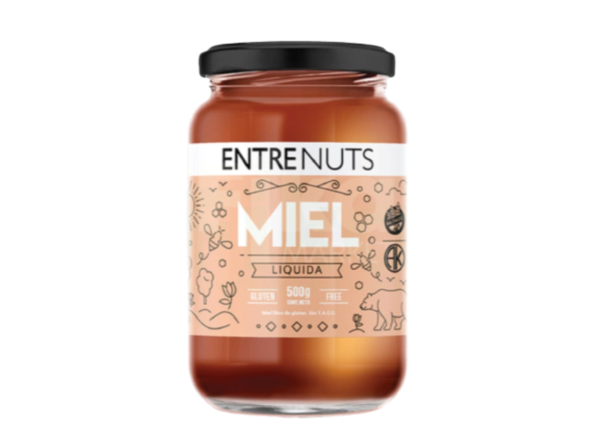 Miel Entrenuts (liquida o cremosa)