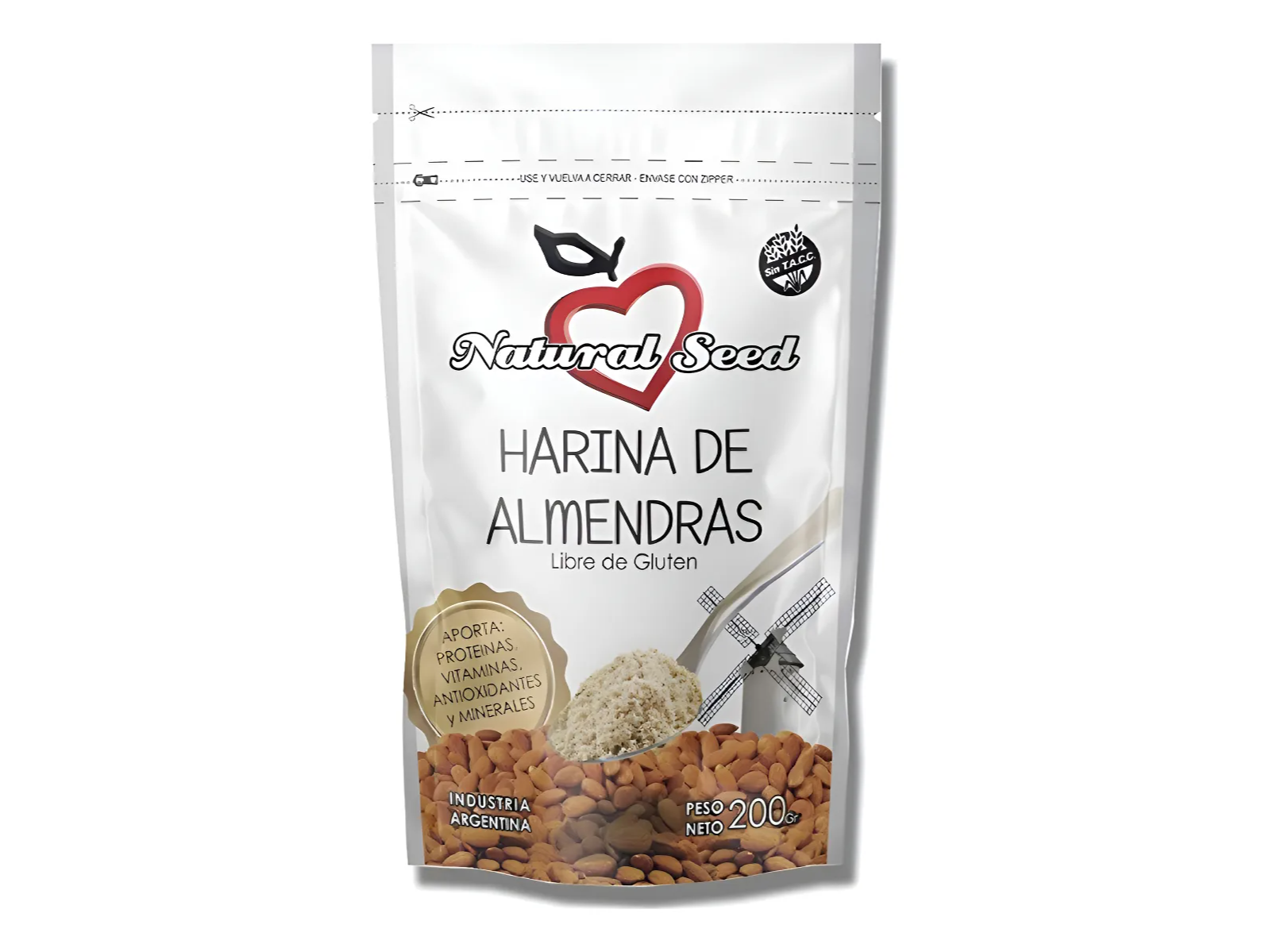 Harima de Almendras NATURAL SEED 200 gr