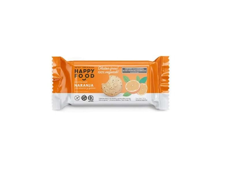 Galletitas HAPPY FOOD familiar SIN TACC 120 gr