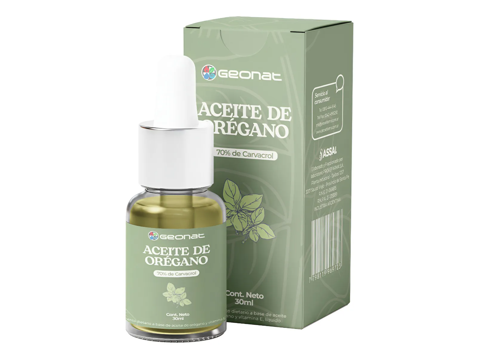 Aceite de Oregano Geonat 30 ml