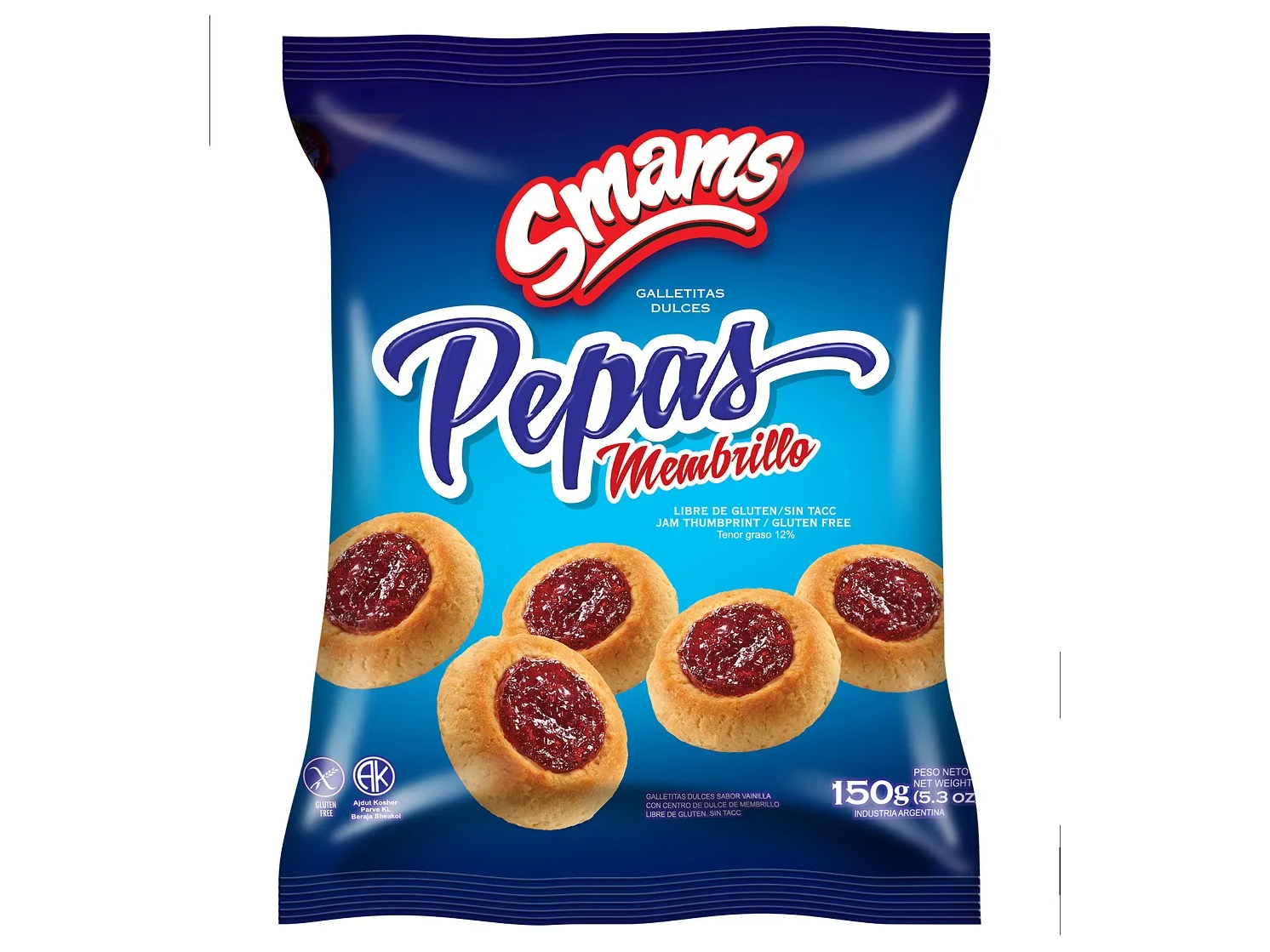 Smans Pepas de membrillo sin tacc 150 gr