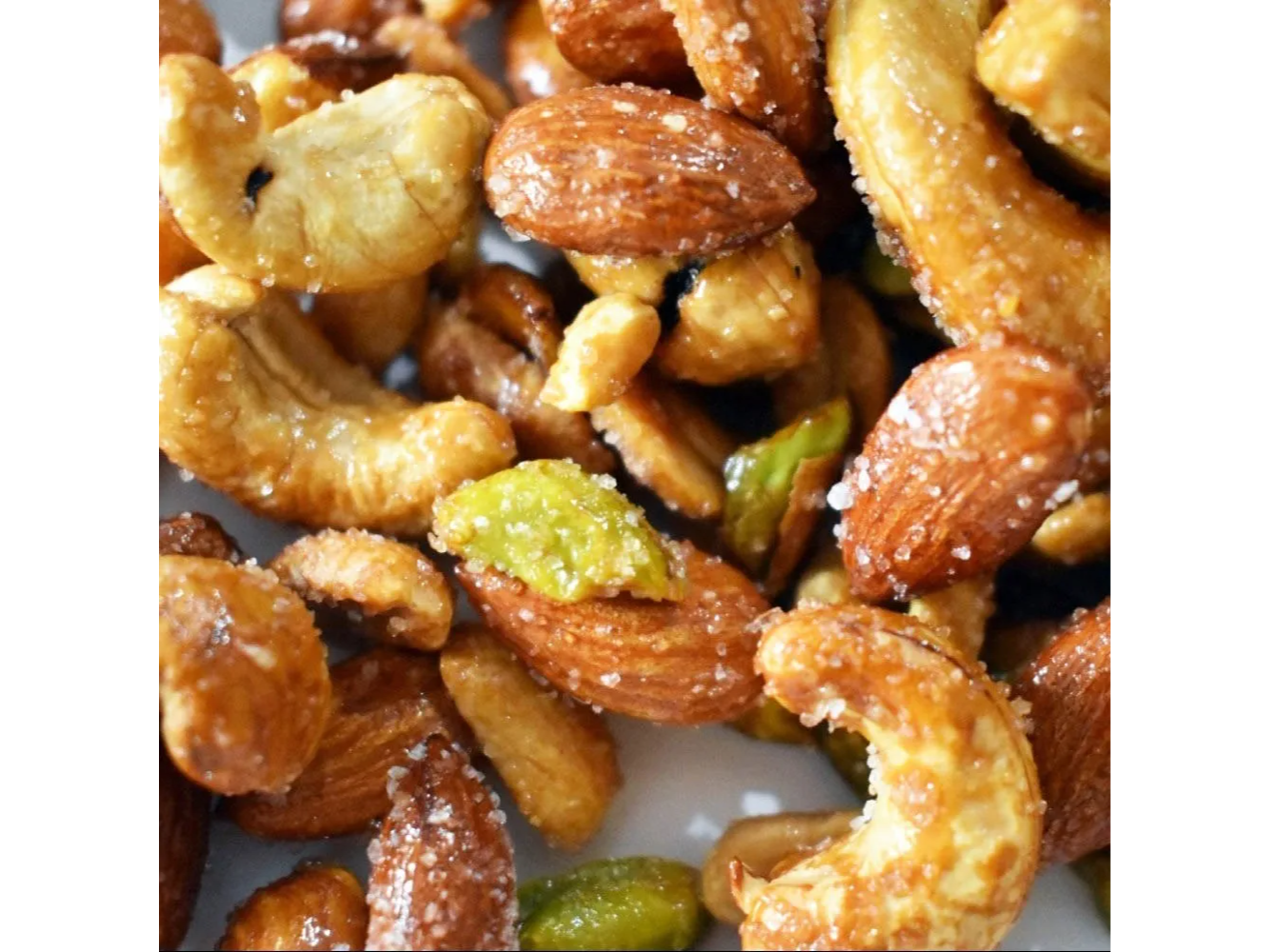 Mix Frutos Secos Pistacho Almendras Con Miel Y Sal -