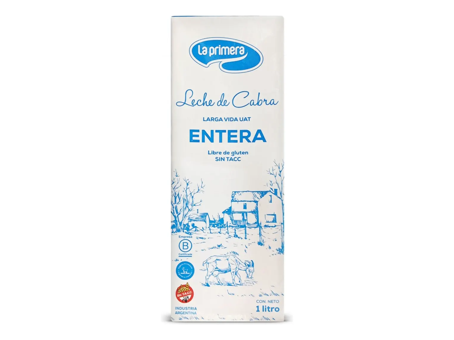 Leche de cabra larga vida 1 litro LA PRIMERA  (entera)