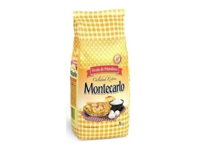 Fecula de Mandioca MONTECARLO 1 Kilo SIN TACC