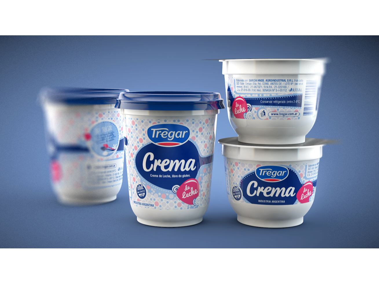 Doble Crema Tregar dos presentaciones