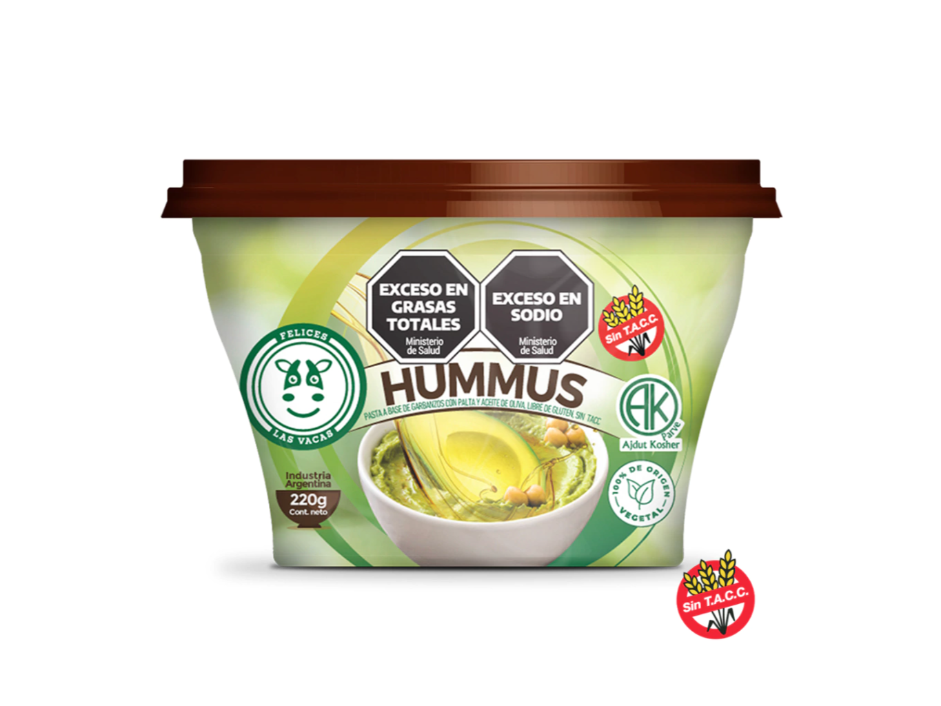 Humus Felices las Vacas 220 gr