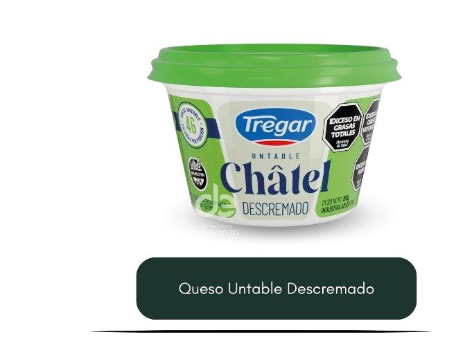 Queso untable Chatel descremado Tregar 190gr