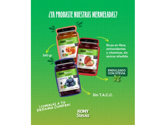 Mermelada Kony (varios sabores) 360 gr