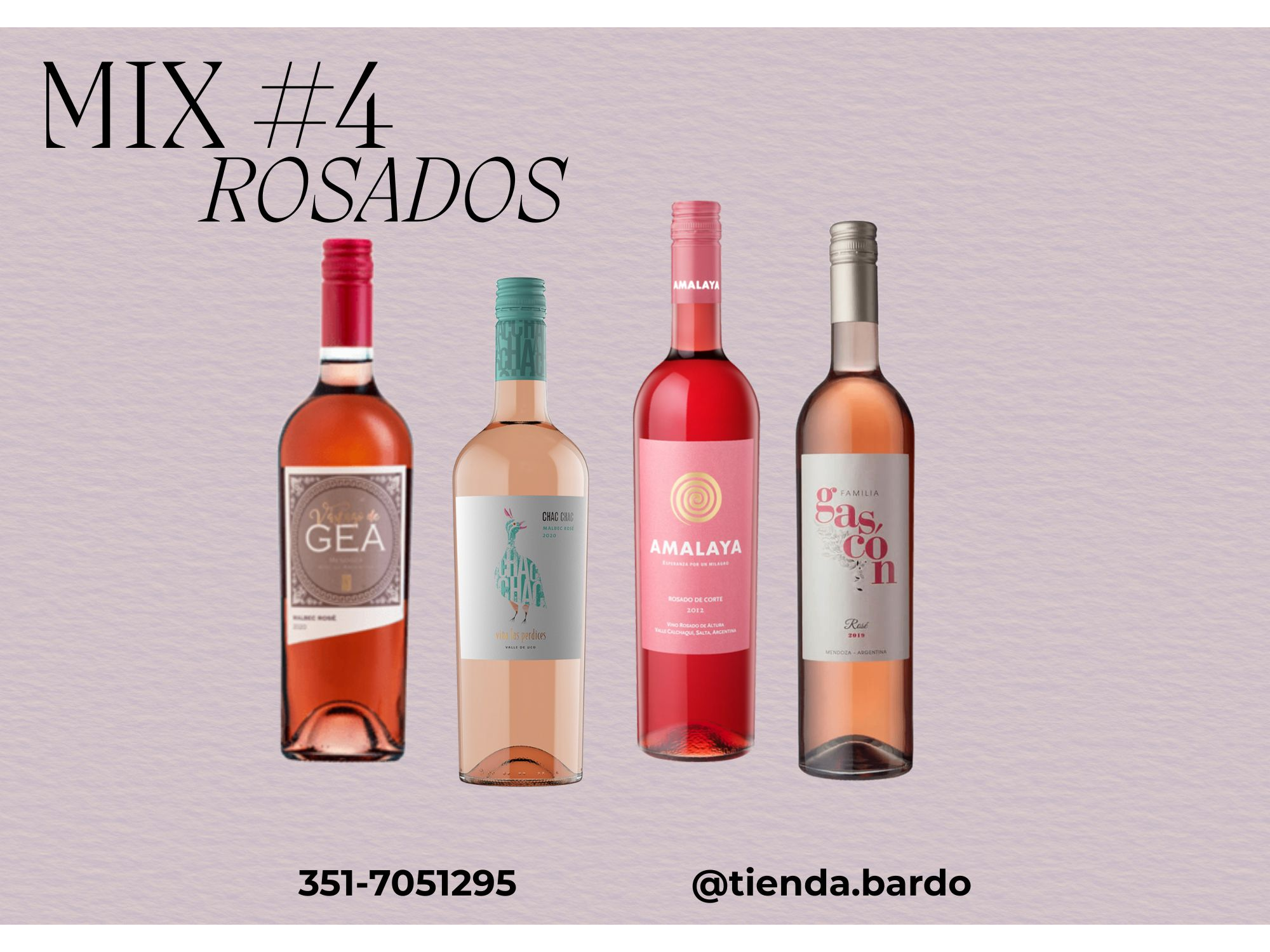 MIX 4 - ROSADOS