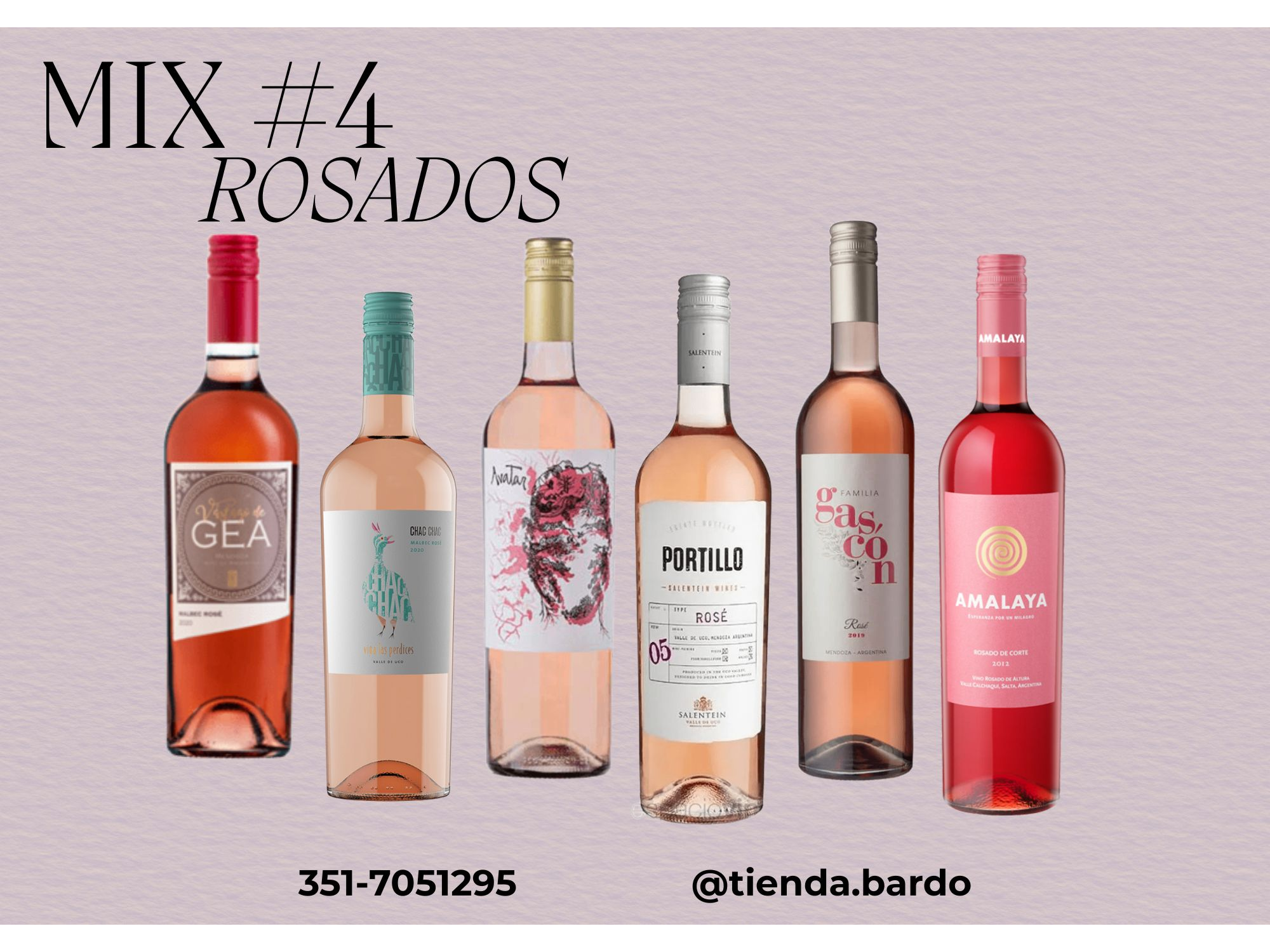 MIX 4 - ROSADOS