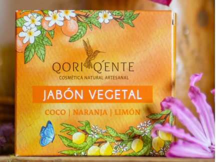 Jabón Vegetal - Coco, Naranja y Limón 120gr