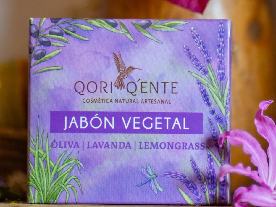 Jabón Vegetal - Oliva, Lavanda y Lemongrass 120gr de Tierra Blanca